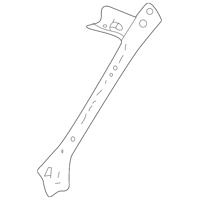 Windshield Pillar - Driver's Side (LH) - Nissan (G6231-6CAAA)