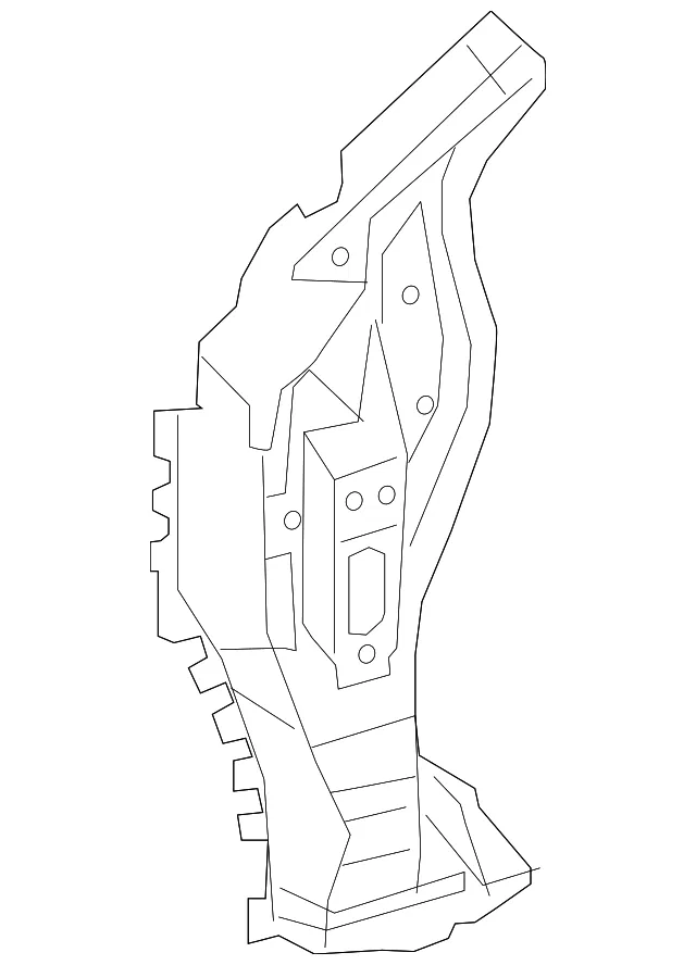 Body A-Pillar - Nissan (G6231-9DLAA)