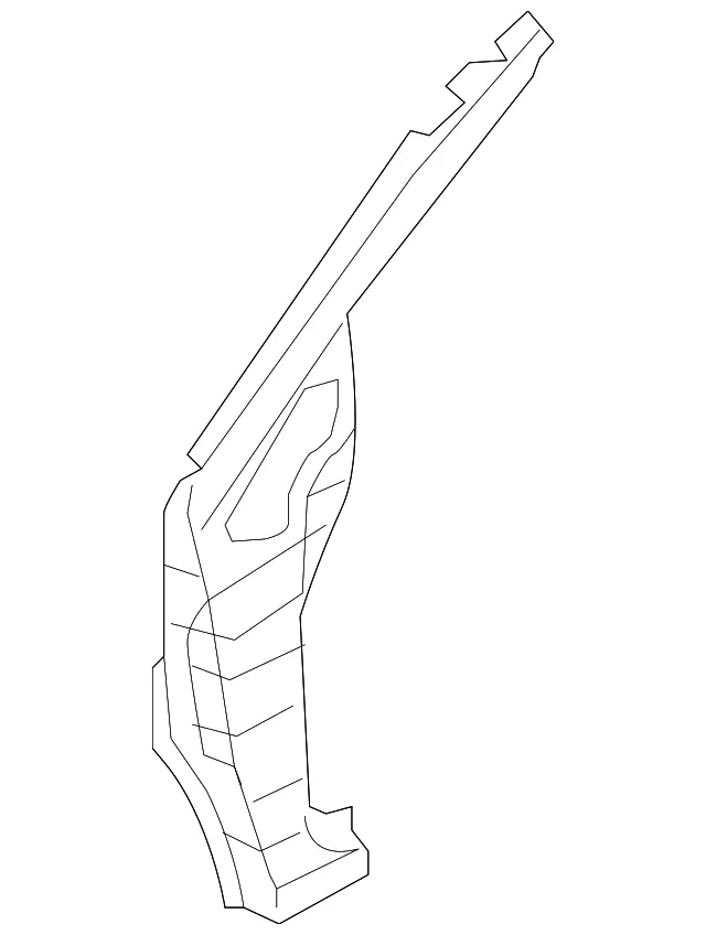 Hinge Pillar Reinforced - Driver's Side (LH) - Nissan (G6261-5SAMB)