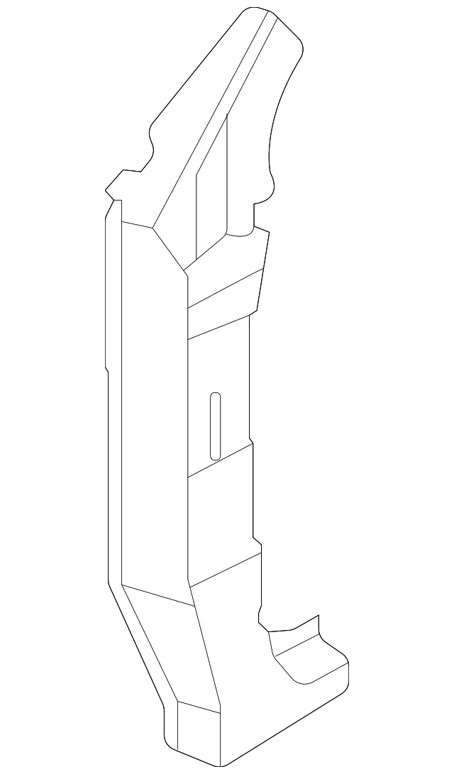 Front Pillar Hinge Reinforcement, Right - Nissan (G62B0-6TAMA)