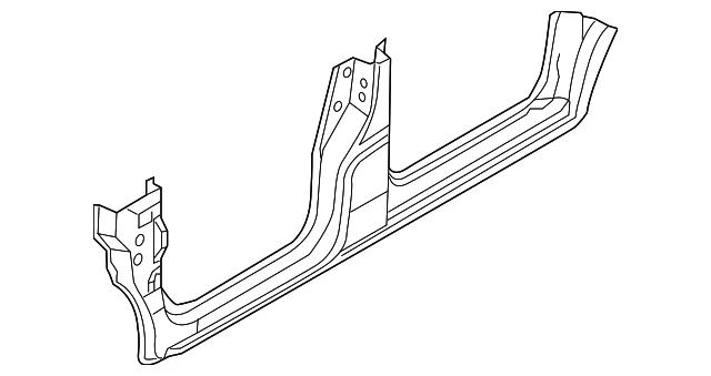 Outer Rocker Panel - Driver's Side (LH) - Nissan (G6411-3LMMC)