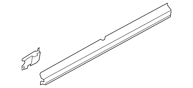 Rocker Reinforced - Passenger Side (RH) - Nissan (G6424-4BAMA)