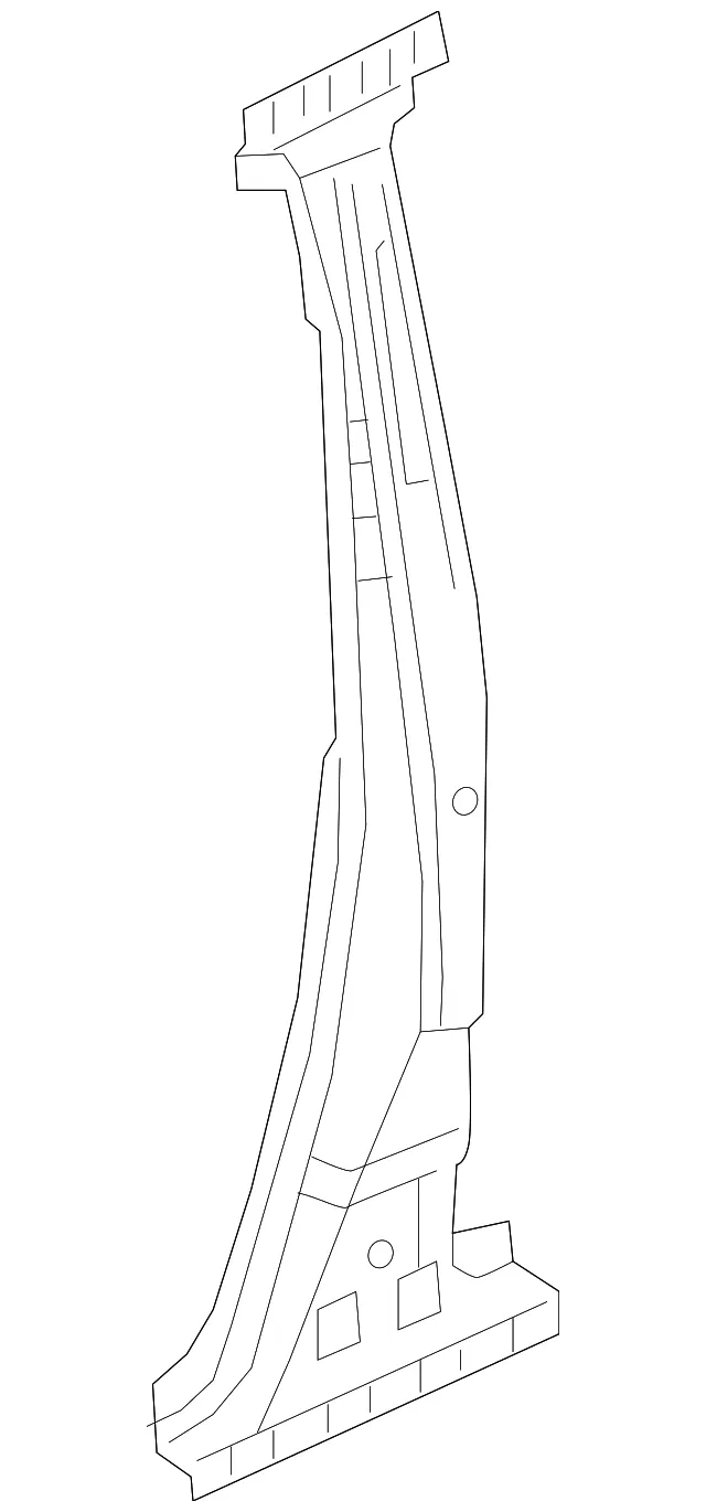 Center Pillar Reinforcement, Left - Nissan (G6515-7BAMA)