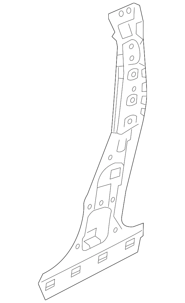 Inner Center Pillar - Passenger Side (RH) - Nissan (G6530-5HAMA)