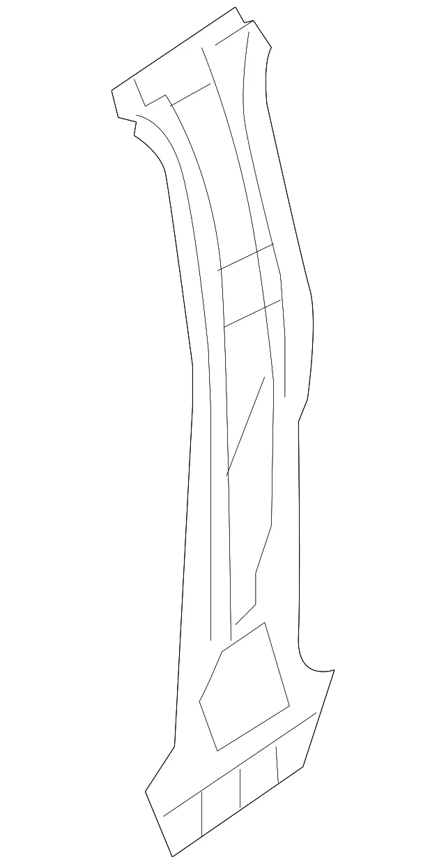 Body B-Pillar - Nissan (G6531-9BUMB)