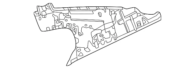 Rear Pillar, Inner Right - Nissan (G6630-5EEMA)
