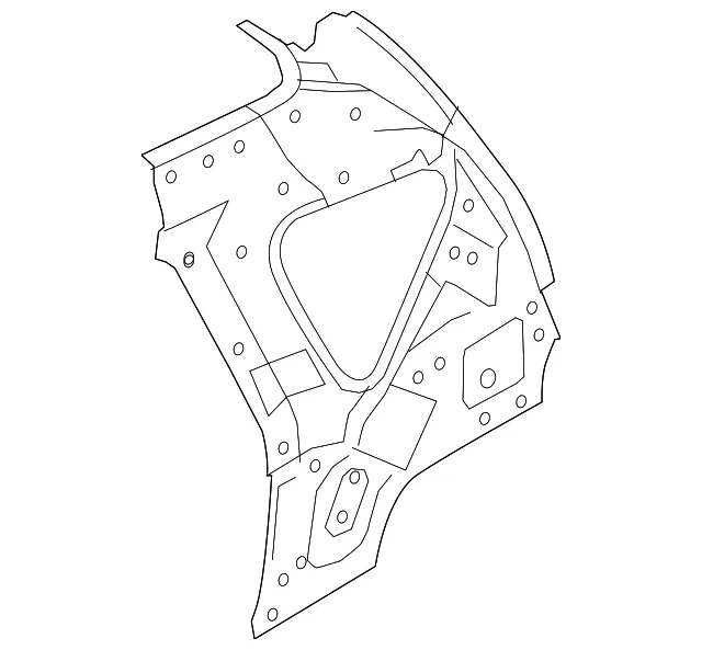 Inner Pillar - Passenger Side (RH) - Nissan (G6630-9MEMA)