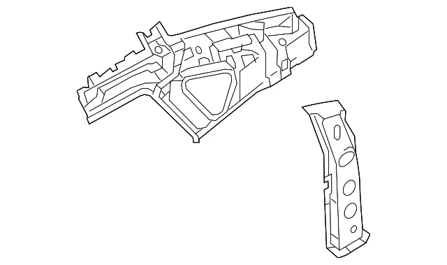 Inner Quarter Panel - Driver's Side (LH) - Nissan (G6631-3SGMA)