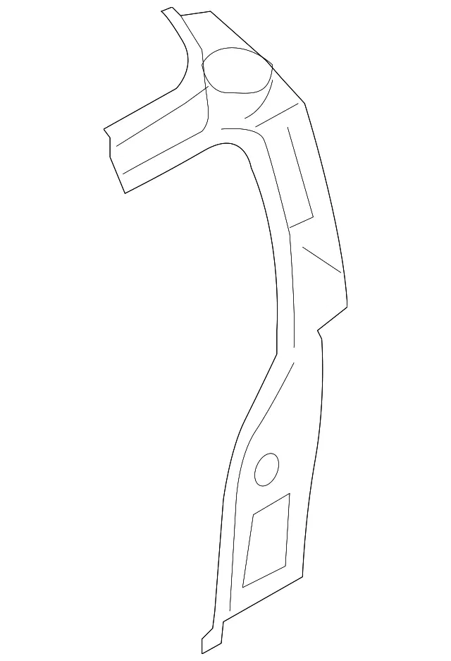 Body B-Pillar - Nissan (G6641-9BNMA)