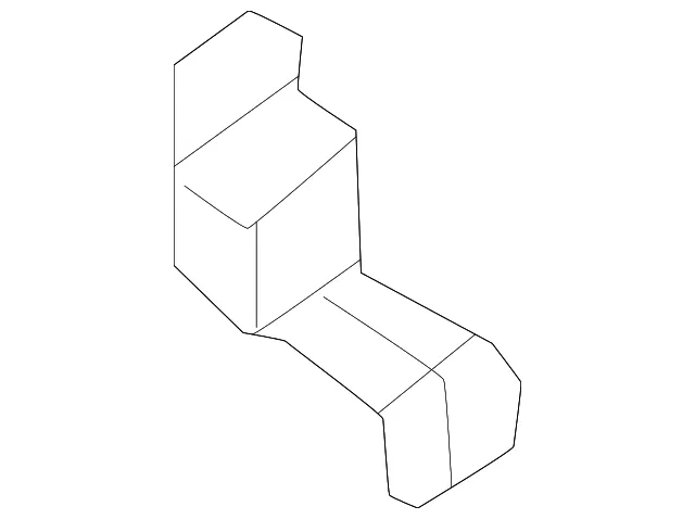 Rear Pillar Inner Stiffener, Right - Nissan (G6644-6TAMA)