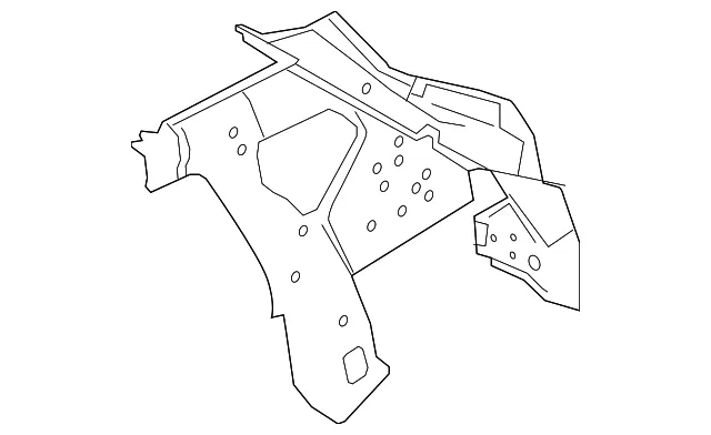 Quarter Pillar - Passenger Side (RH) - Nissan (G66D0-5AAMB)