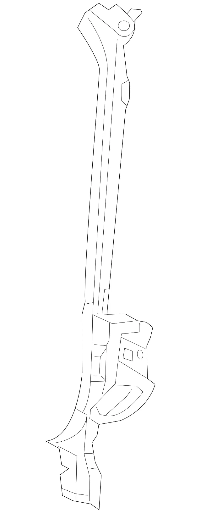 Rear Pillar - Passenger Side (RH) - Nissan (G7610-3LMMC)