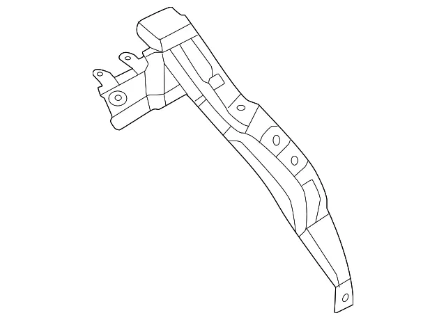 Back Pillar Assembly, Outer Left - Nissan (G7611-6TAMA)