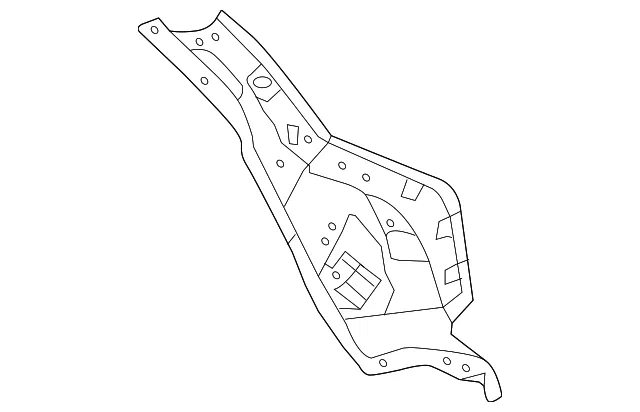 Inner Pillar - Driver's Side (LH) - Nissan (G7631-3KAMA)