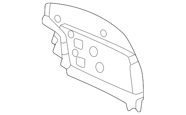 Body C-Pillar Reinforcement - Nissan (G7647-7BAMB)