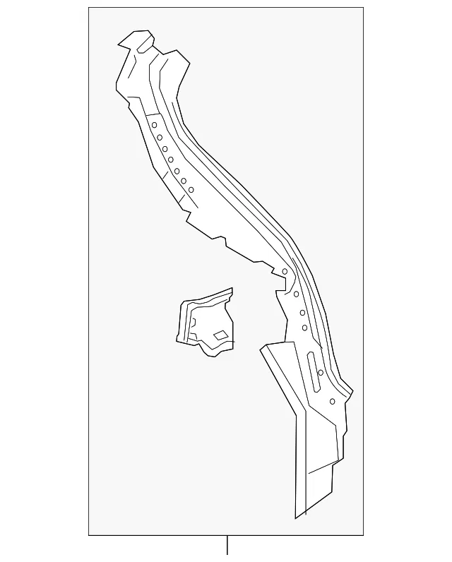 Rear Pillar - Driver's Side (LH) - Nissan (G7651-9UAMB)