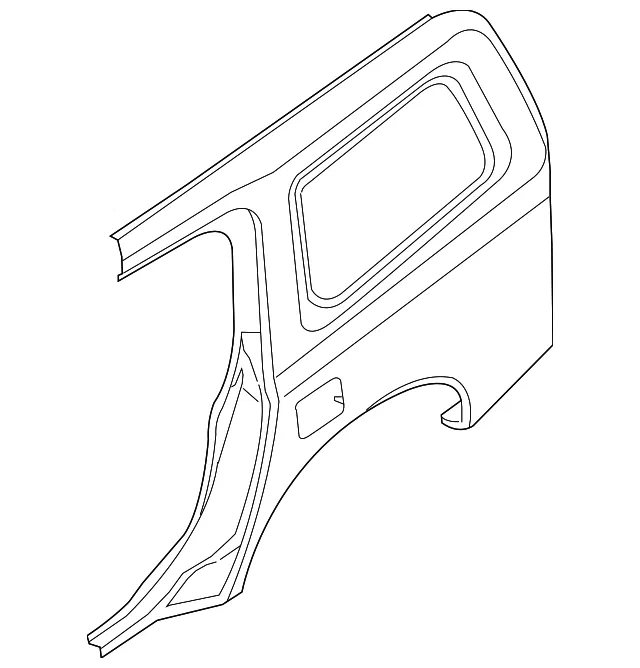 Quarter Panel - Passenger Side (RH) - Nissan (G8100-ZQ0MA)