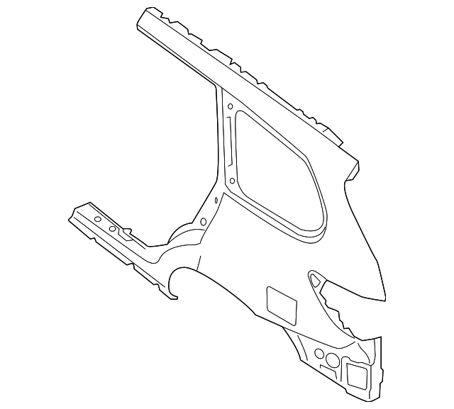 Quarter Panel - Driver's Side (LH) - Nissan (G8101-9CZMA)