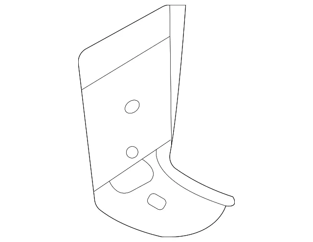 Bracket Rear Bumper Side - Nissan (G9185-6LTMA)