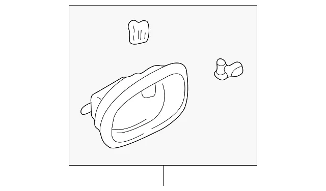 Handle L Inner - Driver's Side (LH) - Mazda (GA2K-59-330B-90)