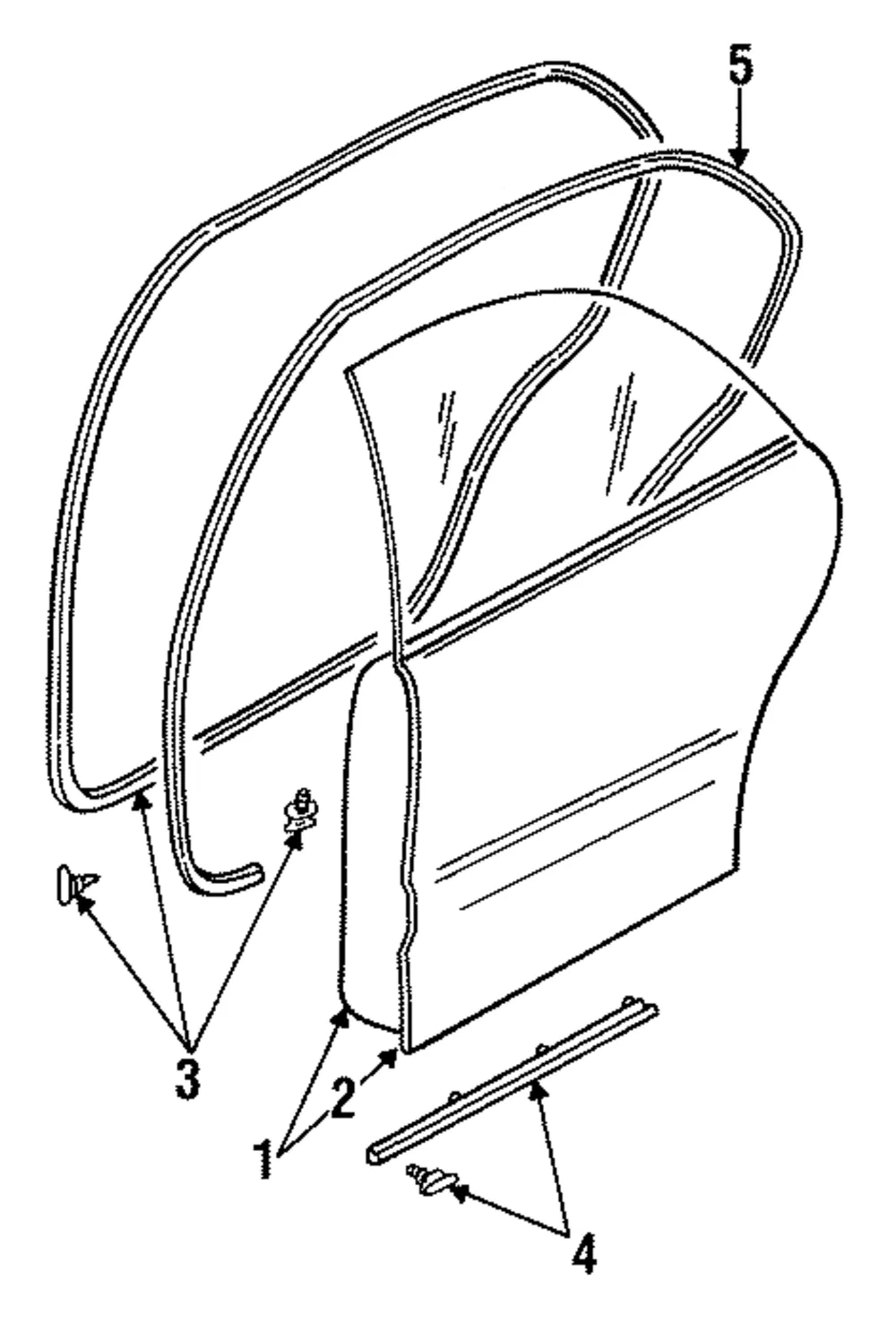Panel Rt Door - Passenger Side (RH) - Mazda (GA2K-72-031D)