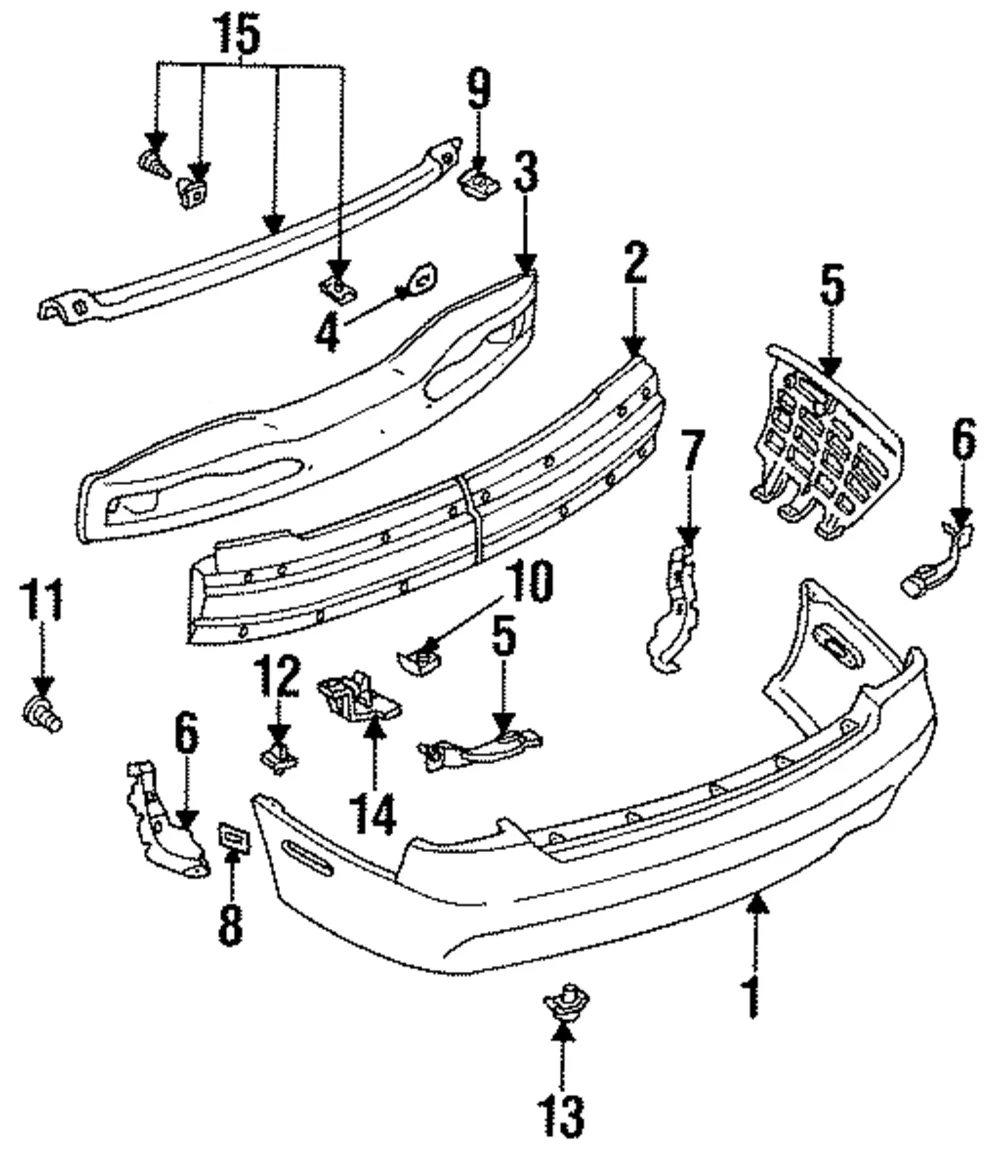 Bracket Side/Rr Bumper - MAZDA (GA2K503D0)