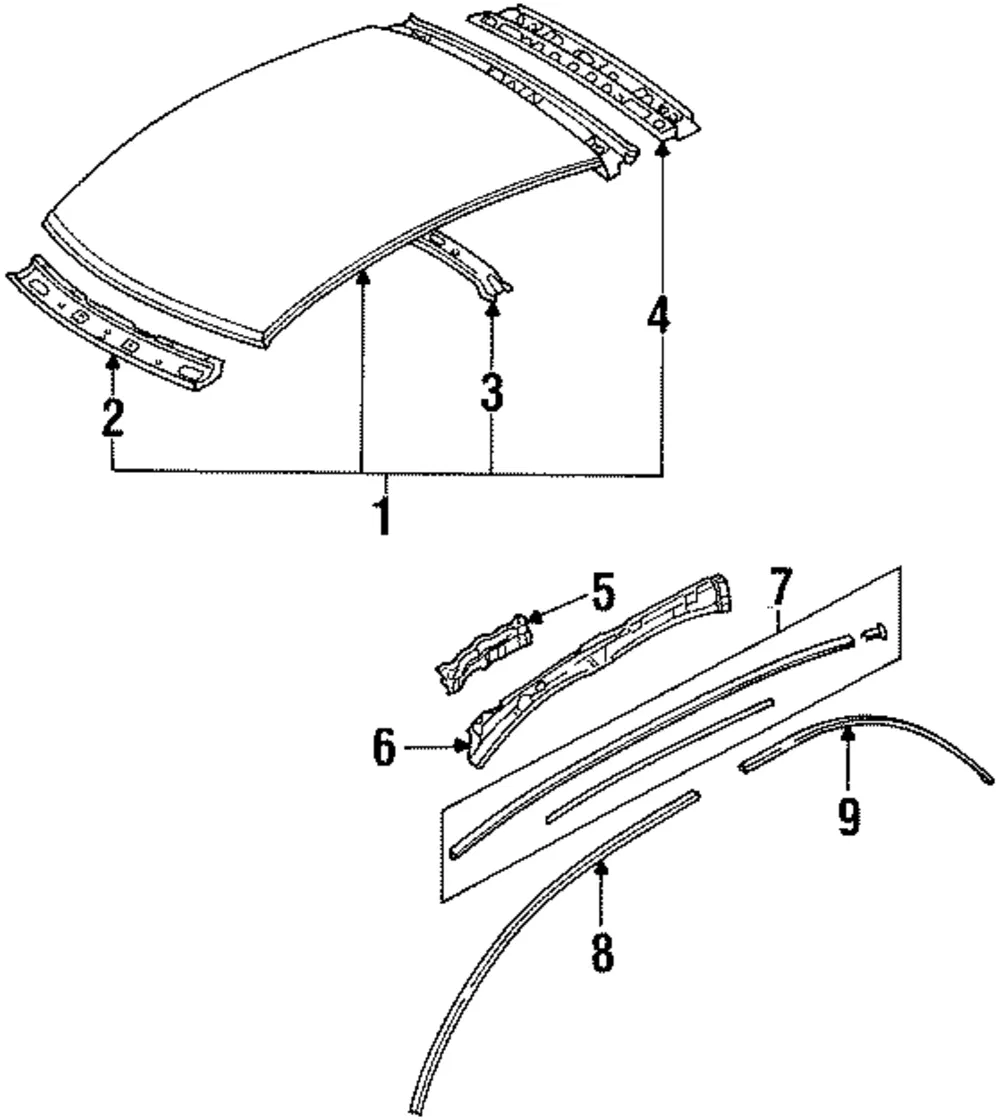 Molding L Frt - MAZDA (GA2K50985C)