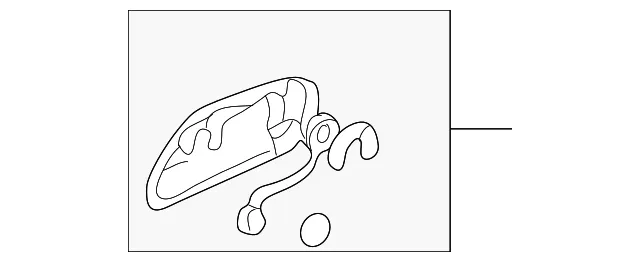 Handle, Outside - Passenger Side (RH) - Mazda (GA5R-58-410G-68)