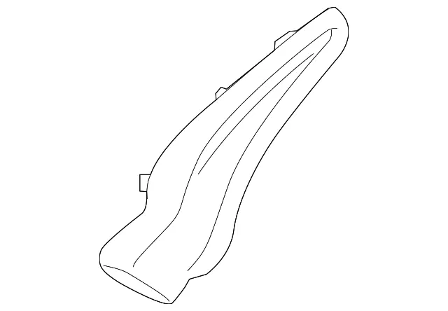 Filler Molding - Passenger Side (RH) - Mazda (GBEF-51-PB1)