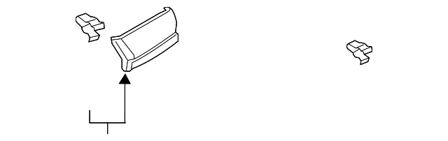 Trim Molding - Driver's Side (LH) - Mazda (GBEF-55-130-39)