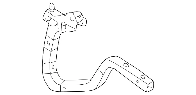 Hinge L Trunk Lid - Driver's Side (LH) - Mazda (GD7A-52-720)