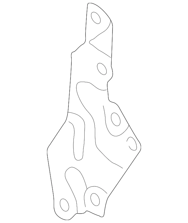 Bumper Bracket - Passenger Side (RH) - Mazda (GD7A-53-12YA)