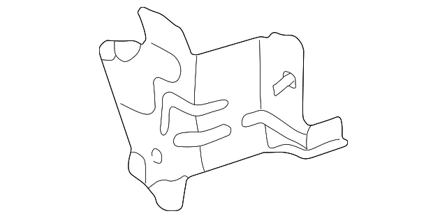 Bumper Bracket - Driver's Side (LH) - Mazda (GD7A-54-12YA)