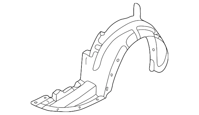 Fender Liner - Passenger Side (RH) - Mazda (GD7A-56-131C)