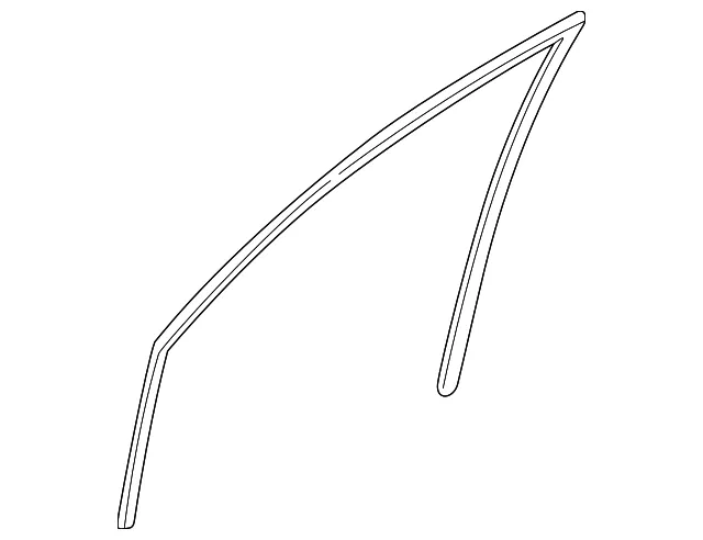 Glass Channel Rt - Passenger Side (RH) - Mazda (GD7A-58-605B)