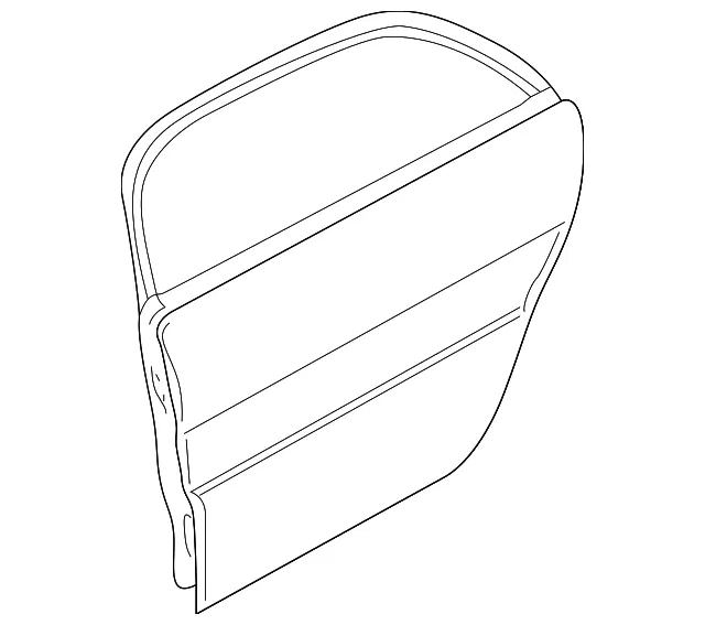 Body R Rear Door - Passenger Side (RH) - Mazda (GD7A-72-020G)