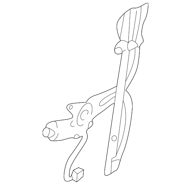 Window Regulator - Driver's Side (LH) - Mazda (GD7B-73-560A)