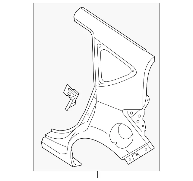 Quarter Panel - Nissan (GH101-3WCMB)