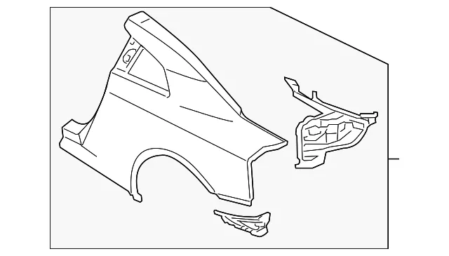 Quarter Panel - Passenger Side (RH) - Nissan (GHA00-6AVMA)