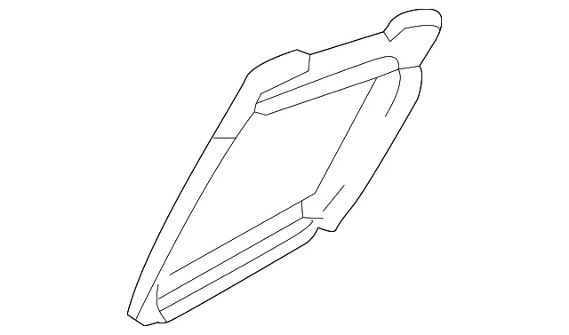 Weatherstrip - Driver's Side (LH) - Mazda (GHK1-73-651E)