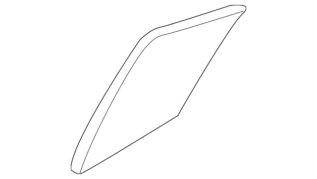 Vent Glass - Driver's Side (LH) - Mazda (GHK1-73-661D)
