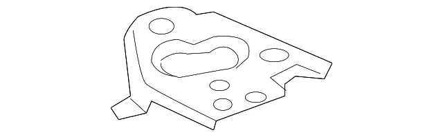 Apron Extension Reinforcement - Driver's Side (LH) - Mazda (GHP9-54-15X)