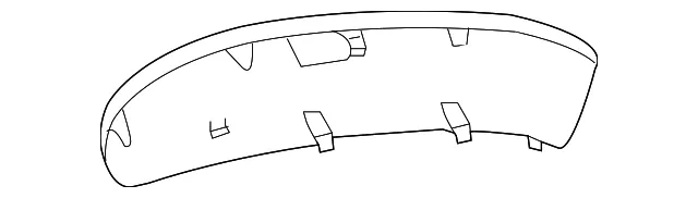 Mirror Cover - Passenger Side (RH) - Mazda (GHP9-69-1N1A-50)