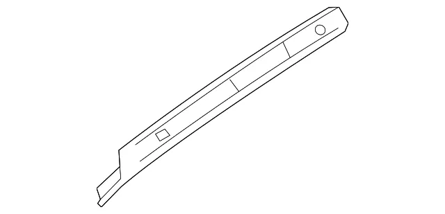 Roof Rail Reinforcement - Passenger Side (RH) - Mazda (GHP9-70-251)