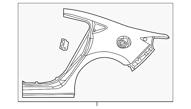 Quarter Panel - Driver's Side (LH) - Mazda (GHY3-71-41X)