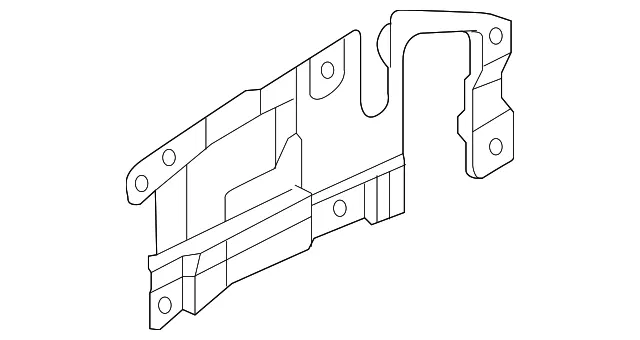 Splash Shield - Passenger Side (RH) - Mazda (GJ6A-56-341D)