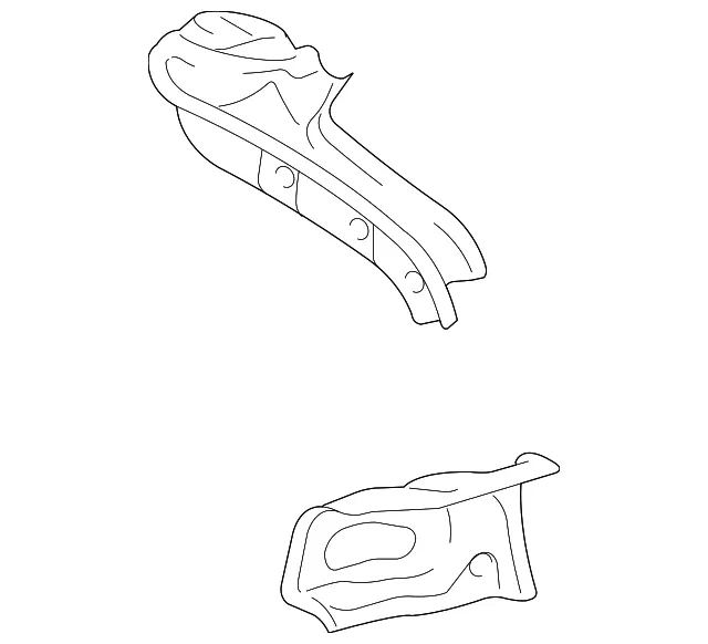 Pillar D L Out Fender - Driver's Side (LH) - Mazda (GJ6A-71-440A)