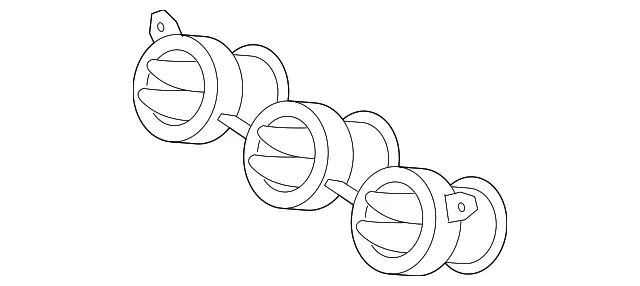 Grille C Ventilator - MAZDA (GJ6A6493022)