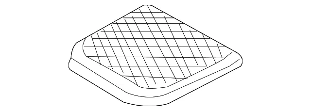 GRILLE SPEAKER - MAZDA (GK2A683S102)