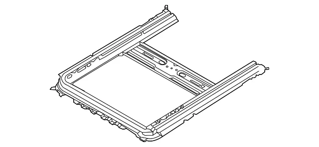 Frame Sliding Roof - MAZDA (GK2A69840B)